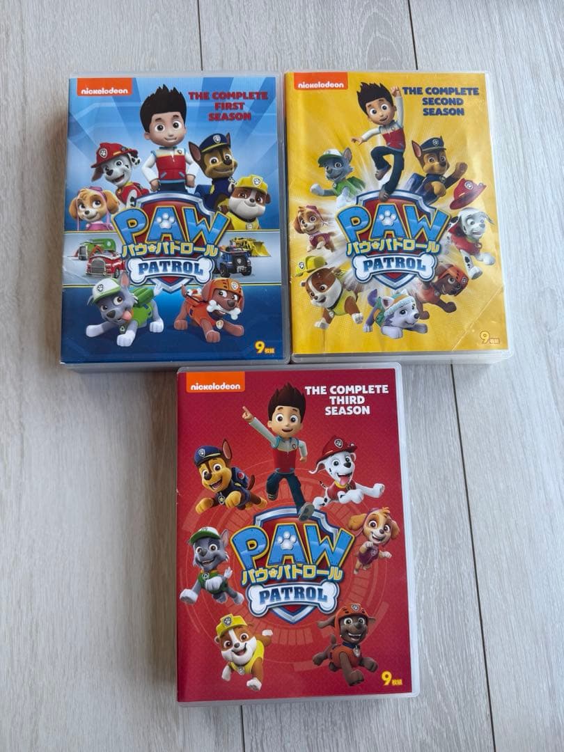パウ・パトロール DVD シーズン1・2・3 DVD-BOX セット まとめ売り
