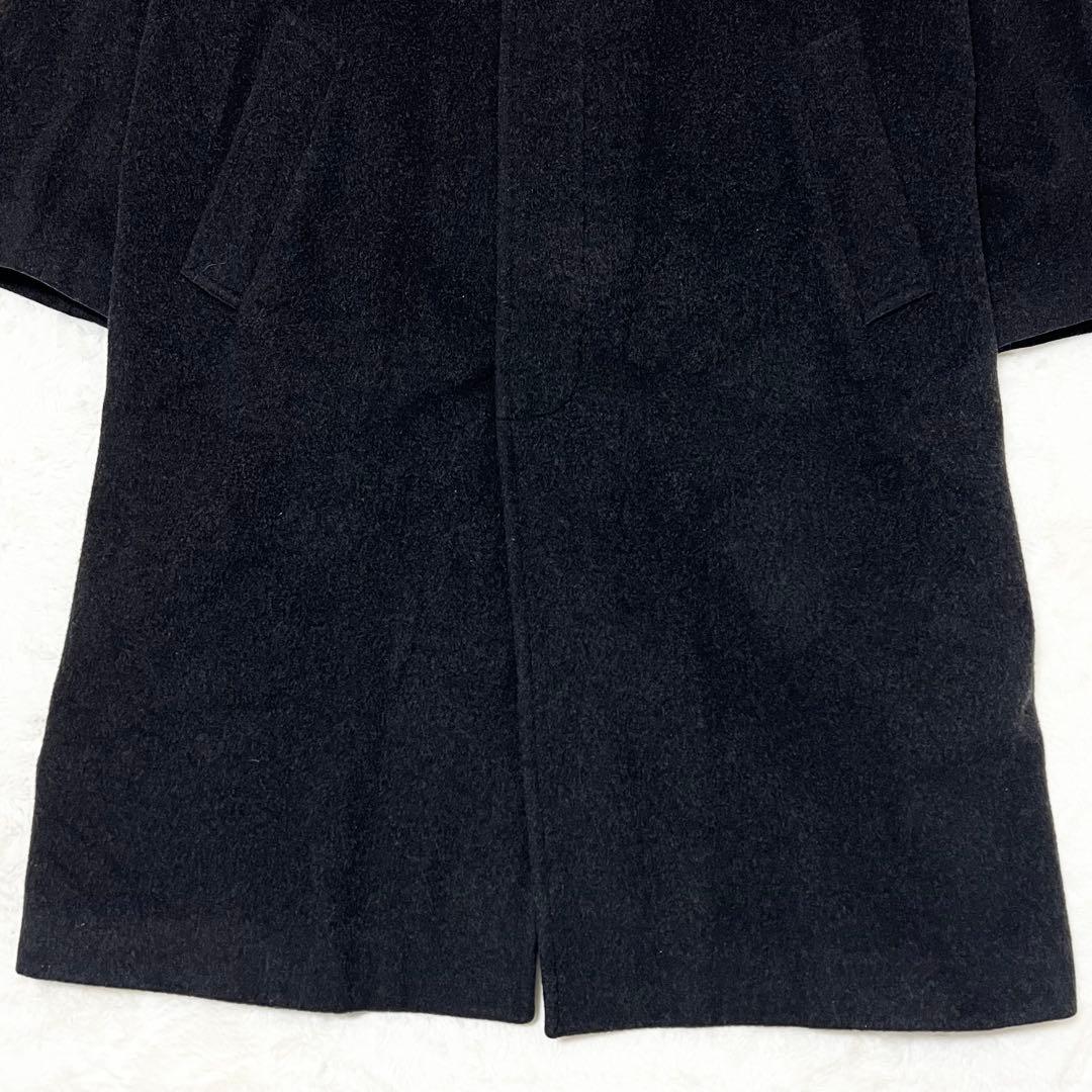 ブルックスブラザーズ✨️カシミヤ　マキシ丈　ロング　比翼　ステンカラーコート　希少