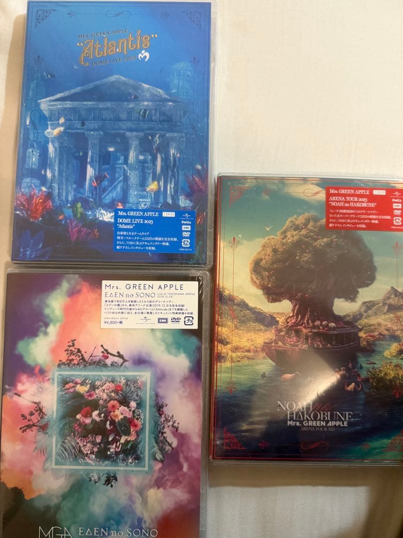 Mr. GREEN APPLE ライブDVD 3点セット