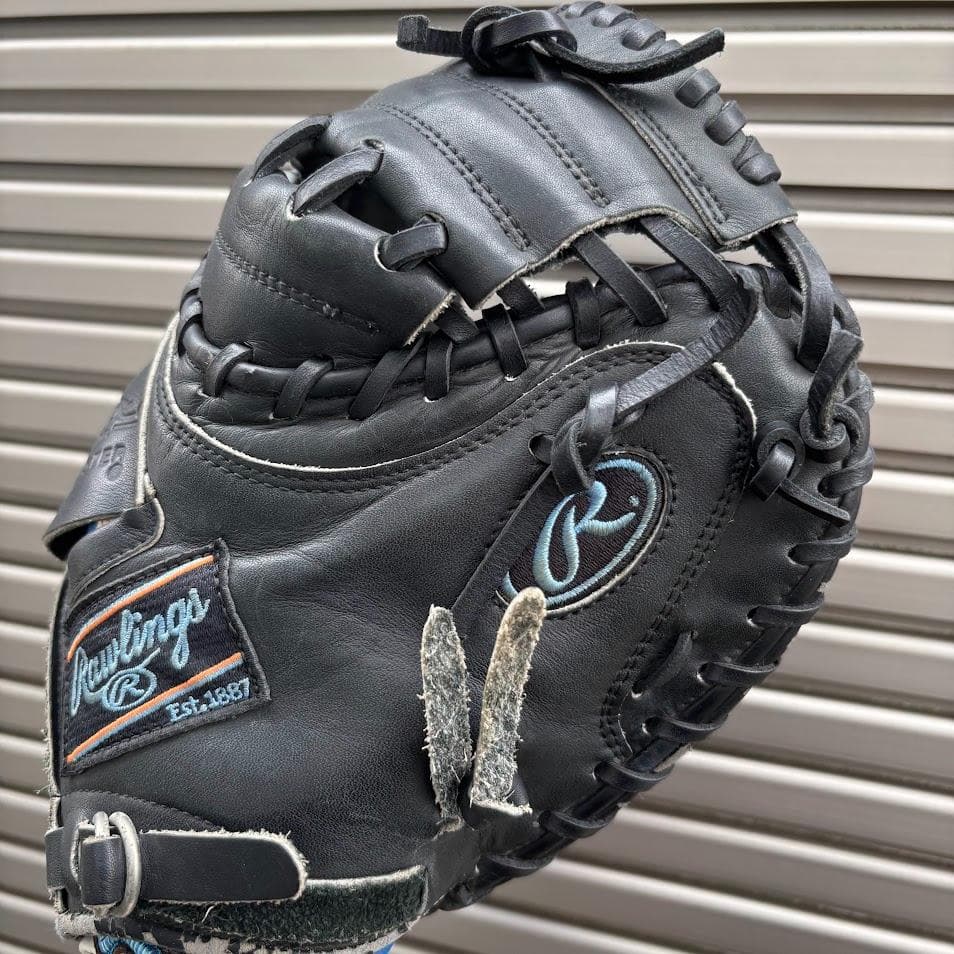 軟式野球　キャッチャーミット　一般　大人用　ローリングス　右投げ　即戦力