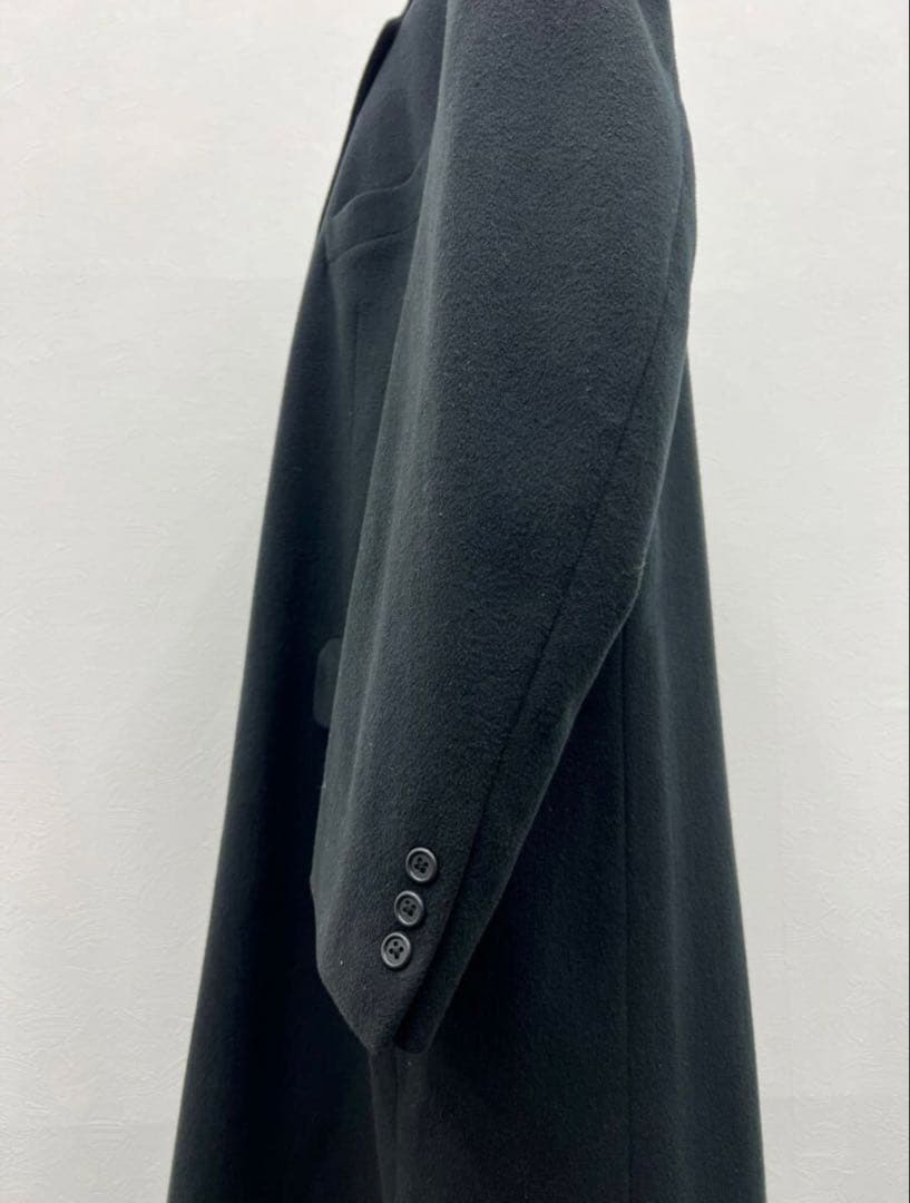 Burberrys' ウールチェスターコート カナダ製　ブラック　ロング丈