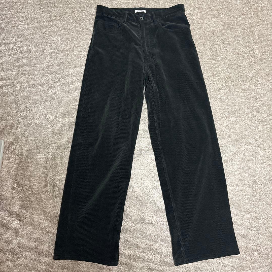 AURALEE FINX CORDUROY PANTS サイズ3