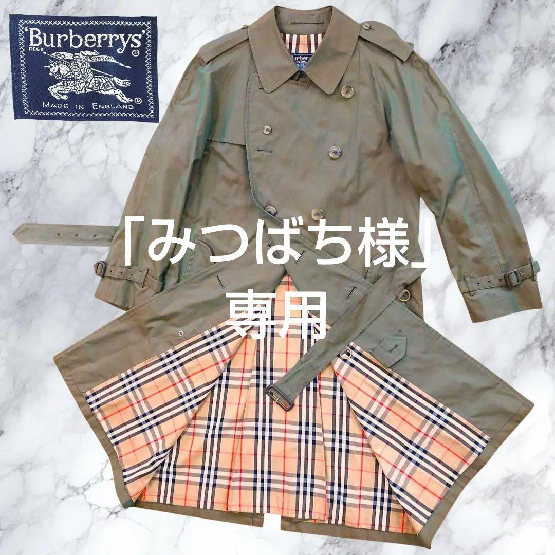Burberrys' トレンチコート　ノバチェック　'80年代　ヴィンテージ