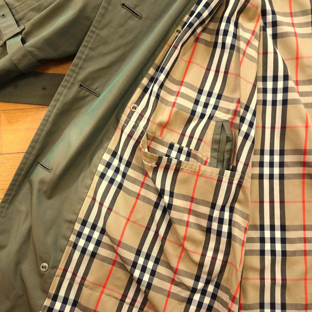 Burberrys' トレンチコート　ノバチェック　'80年代　ヴィンテージ