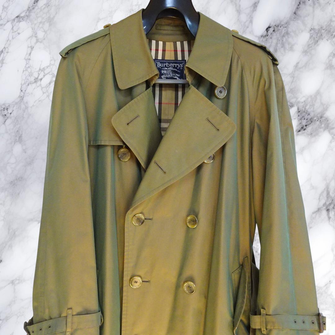 Burberrys' トレンチコート　ノバチェック　'80年代　ヴィンテージ