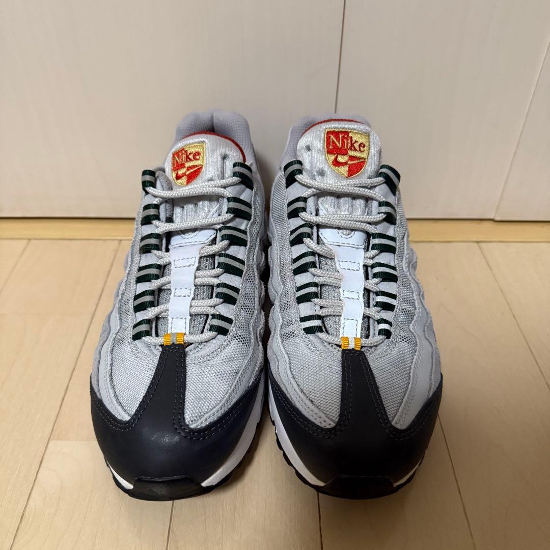 【NIKE】AIRMAX95 ピュアプラチナム/ゴージグリーン　24センチ