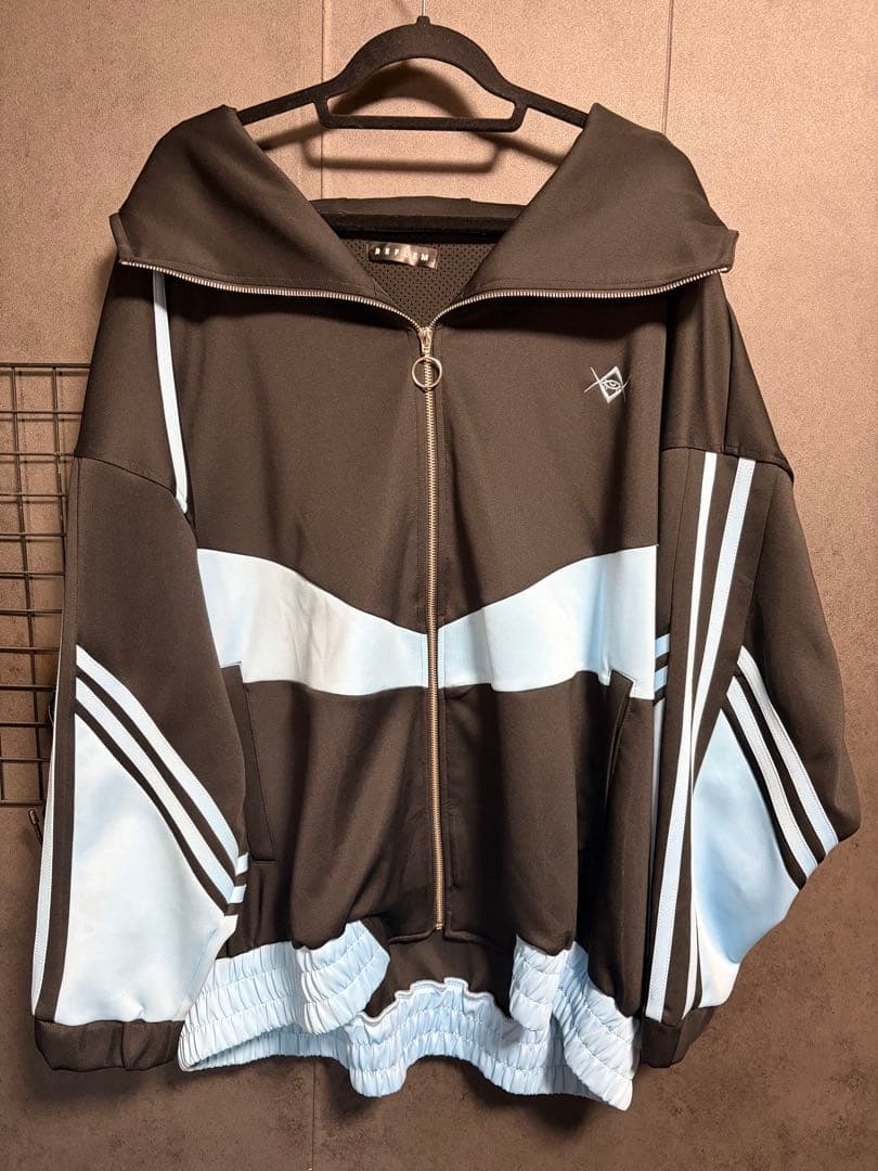 REFLEM レフレム　BIGライン切替パーカー　ブラック　ブルー　セットアップ