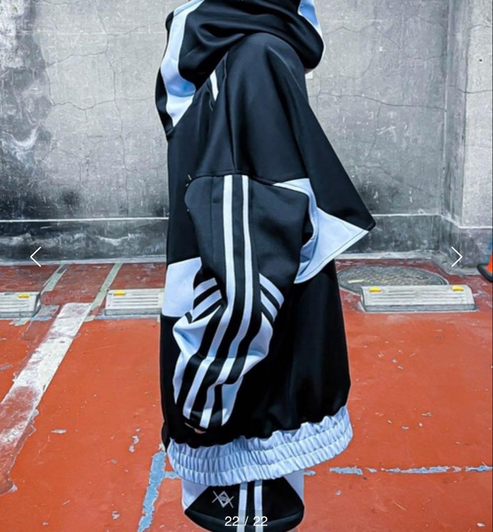 REFLEM レフレム　BIGライン切替パーカー　ブラック　ブルー　セットアップ