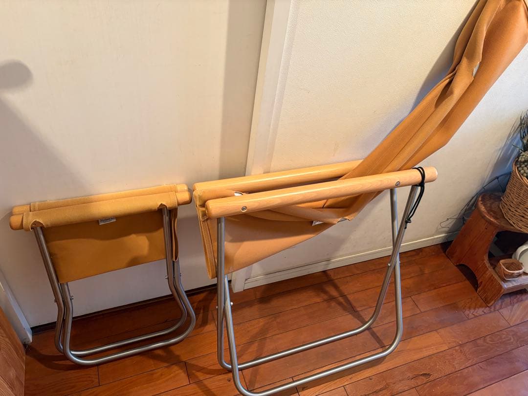 NychairX ニーチェアエックス オットマン セット　キャメル