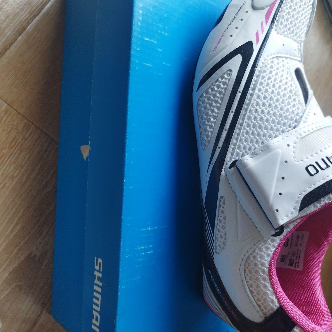 Shimano シューズ 39 ホワイト/ピンク