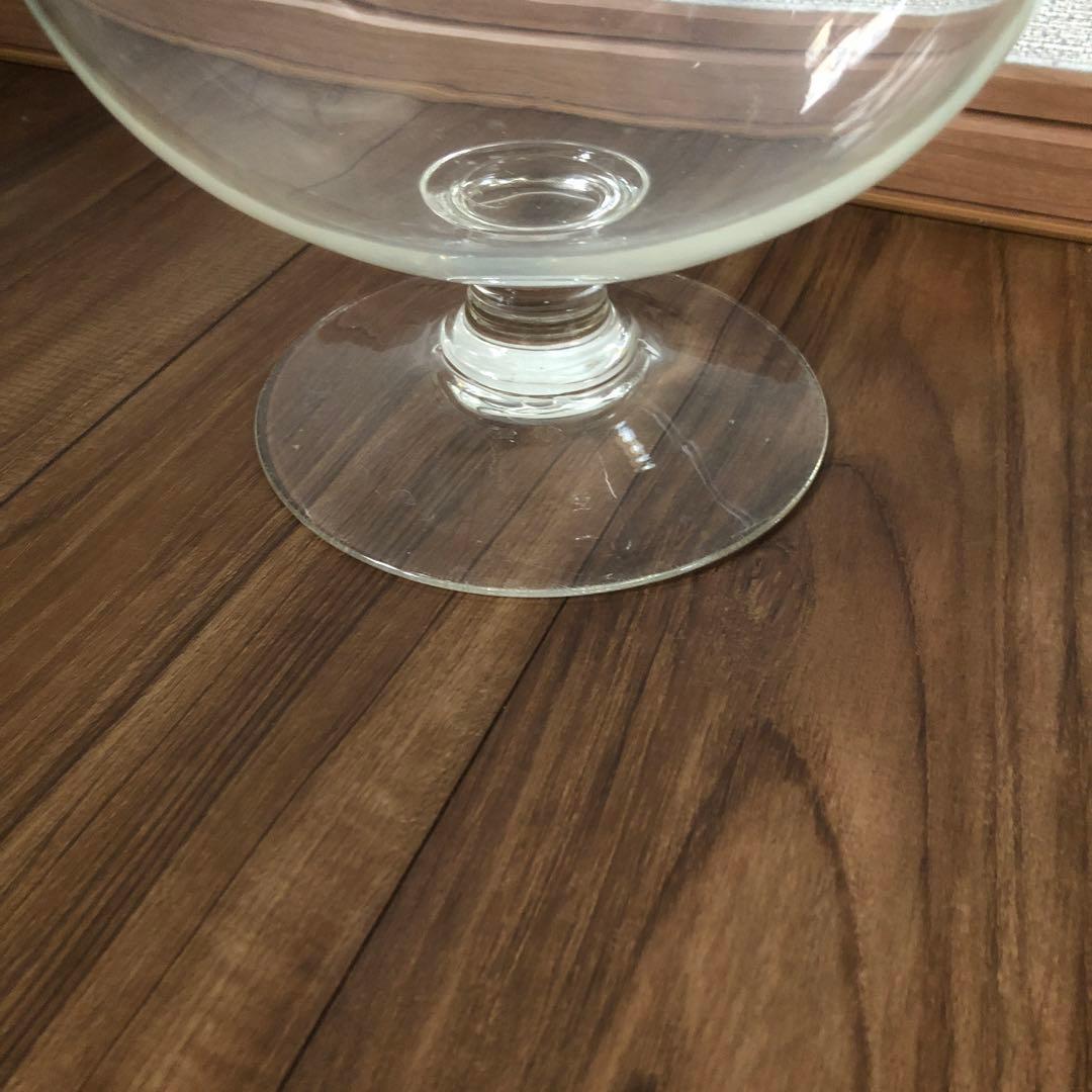 お値下げ　ガラス　花器　花瓶　水中花　テラリウム　金魚鉢　ガラスの器　オブジェ