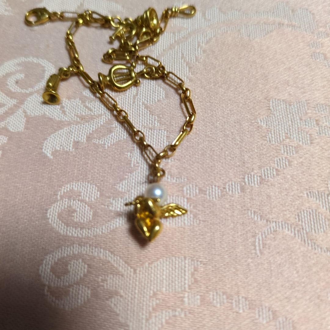 ゴールドチャームブレスレット