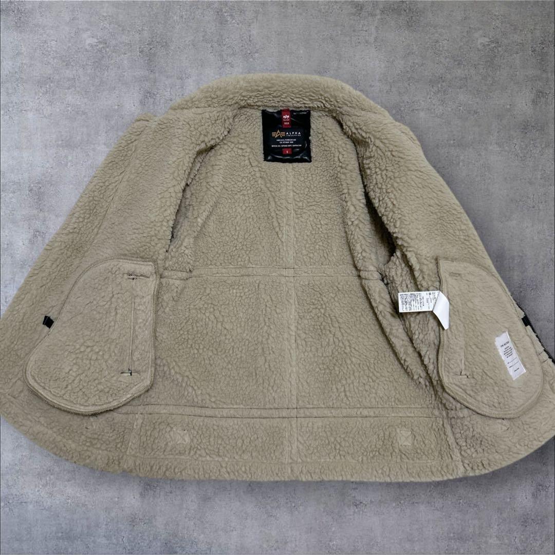 美品✨ALPHA INDUSTRIES B3 フェイクムートン フライト　ボア