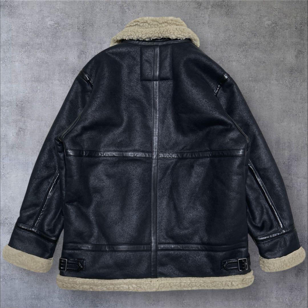 美品✨ALPHA INDUSTRIES B3 フェイクムートン フライト　ボア
