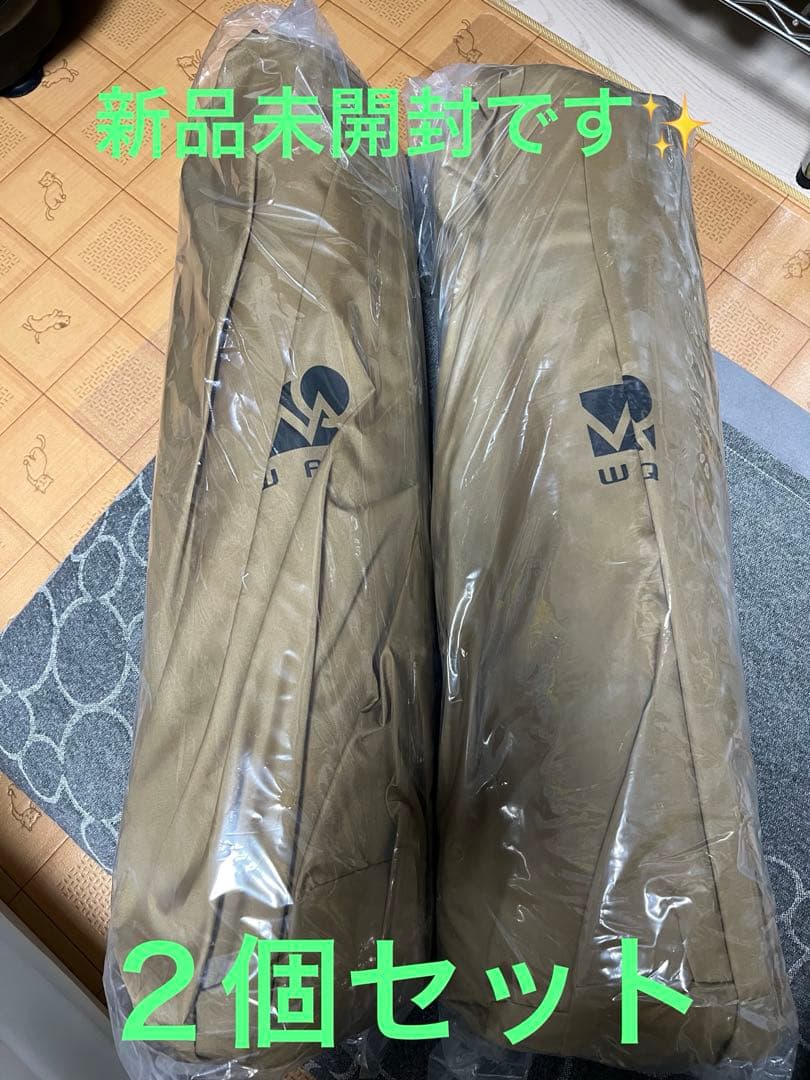 WAQ インフレータブルマット 8cm厚 2個セット