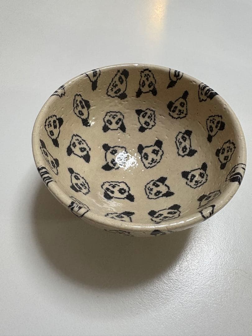 パンダ柄飯碗　水野智路