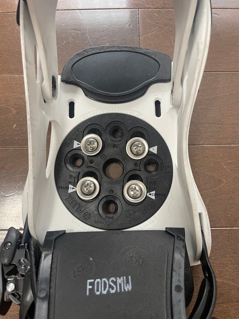 19-20 FLUX DS ビンディング ホワイト/ブラック　Mサイズ