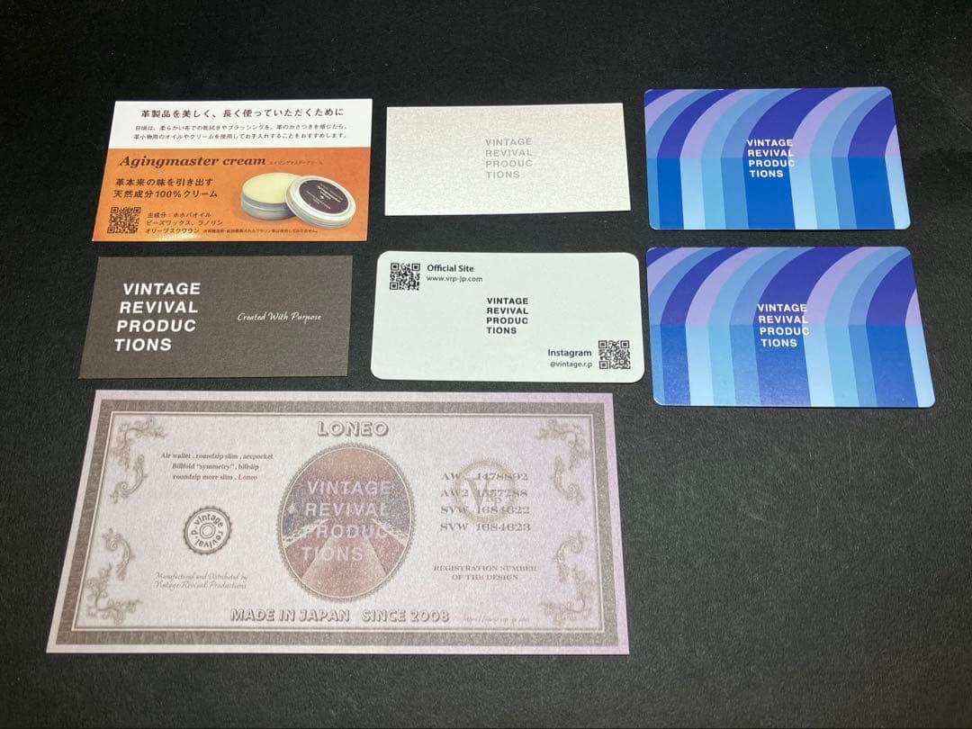 小物 Loneo cordovan Navy