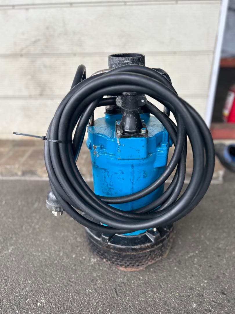 ★ツルミKTV3-55ハイスピンポンプ工事排水用5.5Kw 200V 60Hz