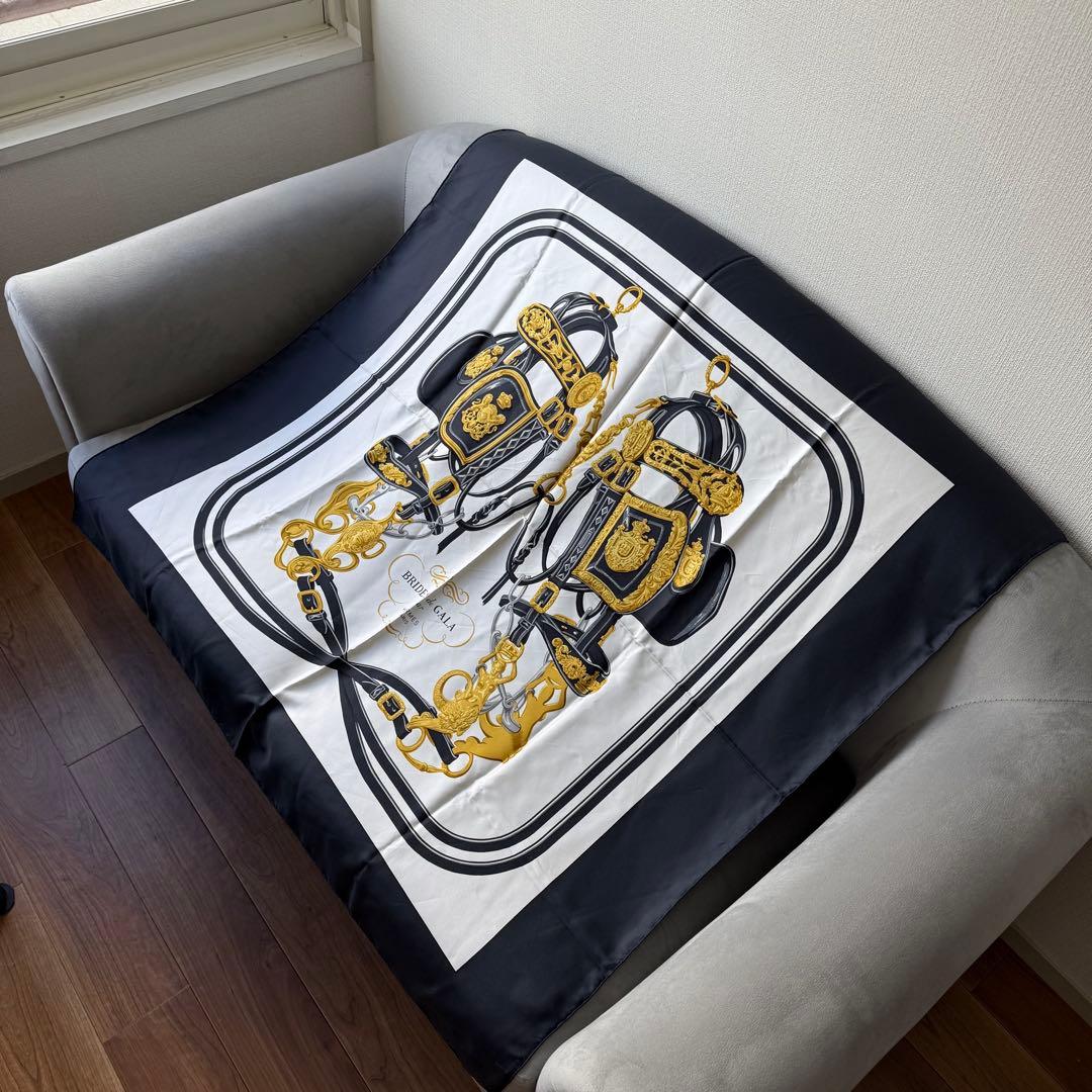 エルメスカレ 90 BRIDES de GALA スカー フシルク