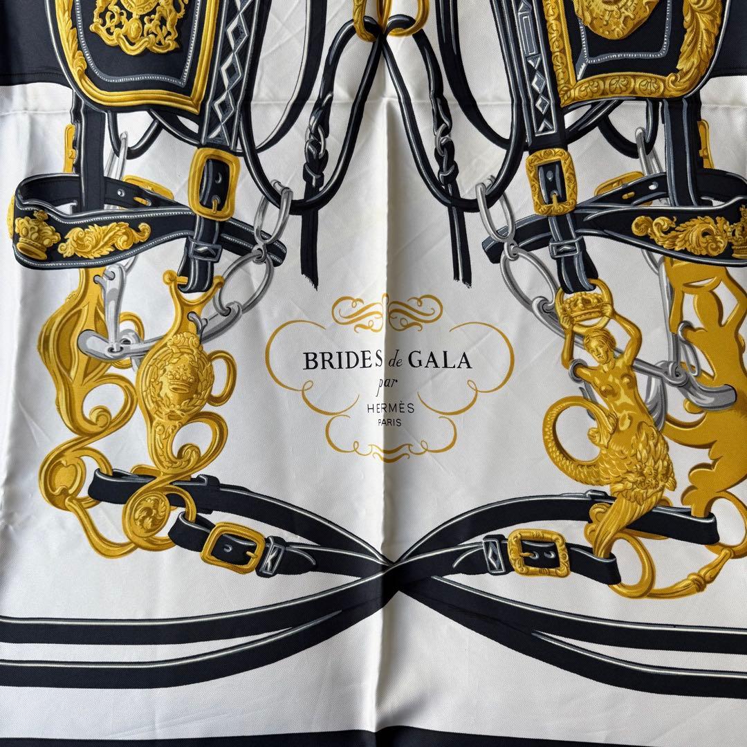 エルメスカレ 90 BRIDES de GALA スカー フシルク