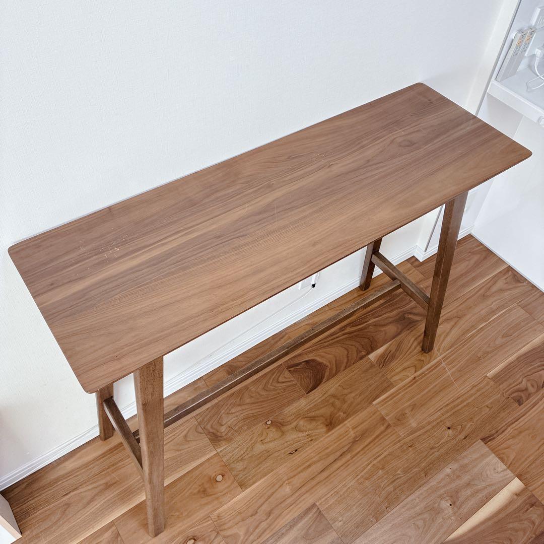 【送料込み】ニトリ カウンターテーブル フィルン 幅120cm 木製ハイテーブル