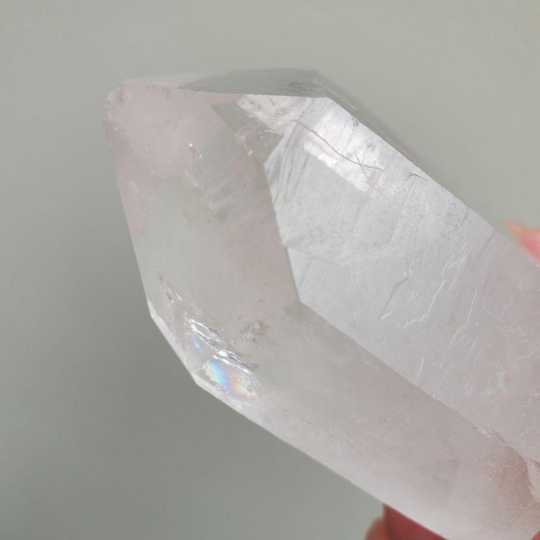 大きめ246.5g 幸運を呼ぶ虹水晶・ブラジル産 ポイント パワーストーン