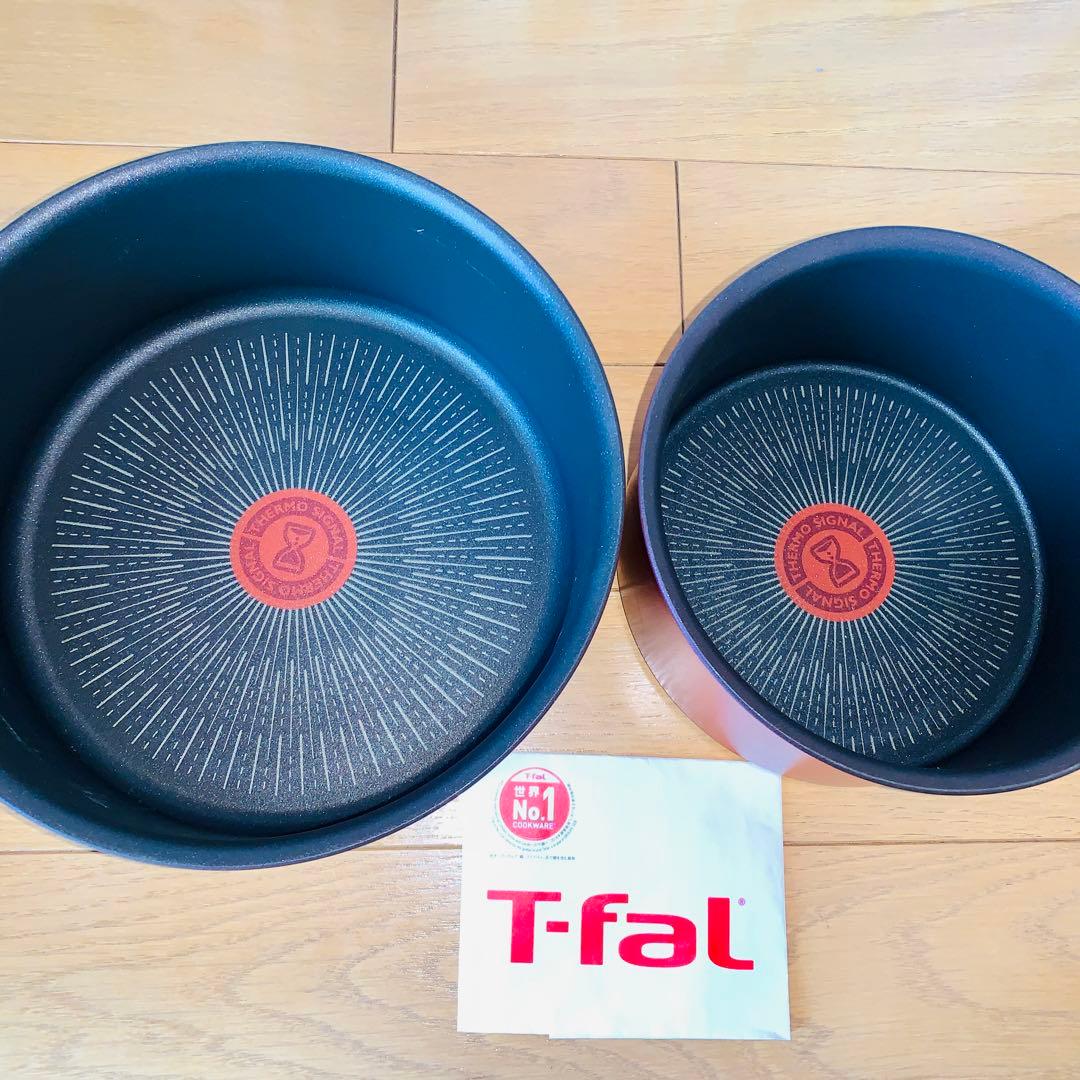 【取っ手付き】ティファール　ルージュ　ソースパン　IH対応 6点セット