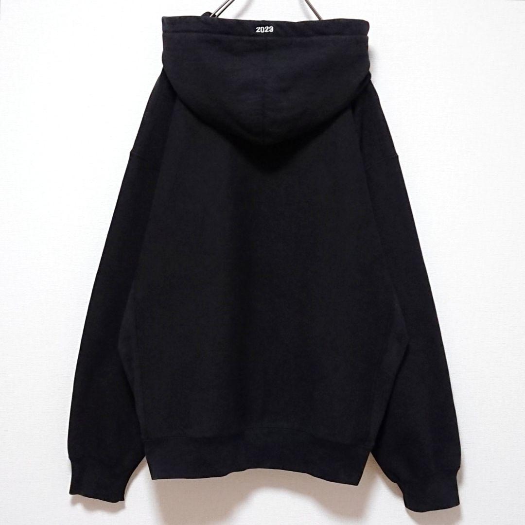 即完売 シュプリーム ボックス 刺繍 ロゴ ブラック オーバーサイズ パーカー