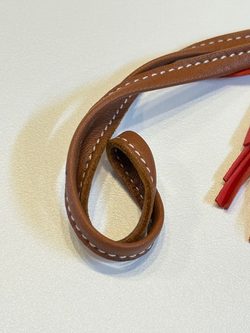 美品エルメスロデオPM バッグチャームアニョーミロ ブルーザンジバル