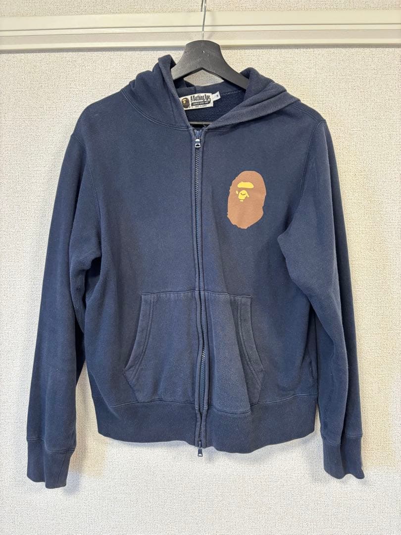 k*5様 A BATHING APE フルジップ パーカー M フェード