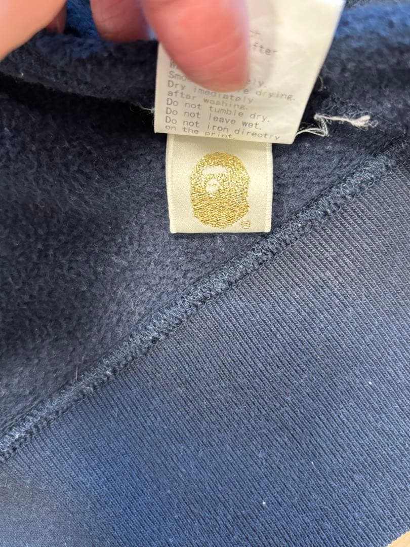 k*5様 A BATHING APE フルジップ パーカー M フェード