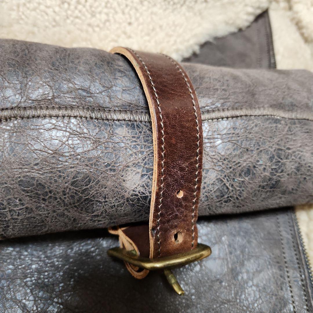 KARL DONOGHUE ムートン ダブルライダースジャケット