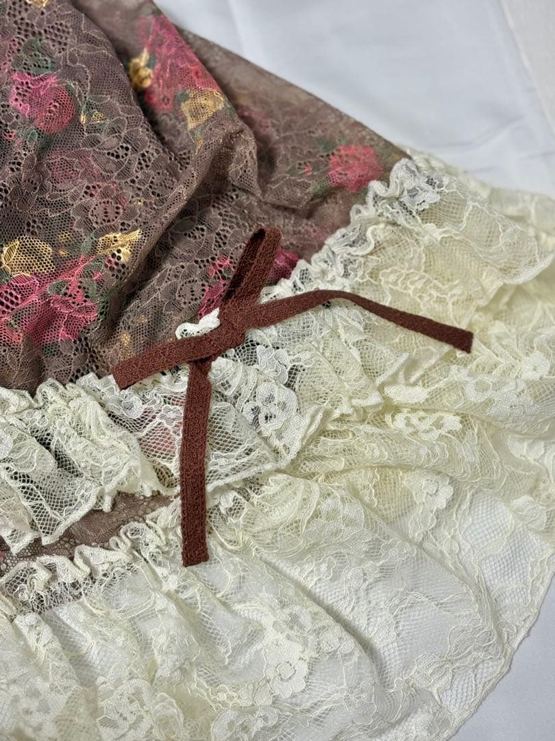 axes femme/花柄/レース/ワンピース/懐古シリーズ/平成