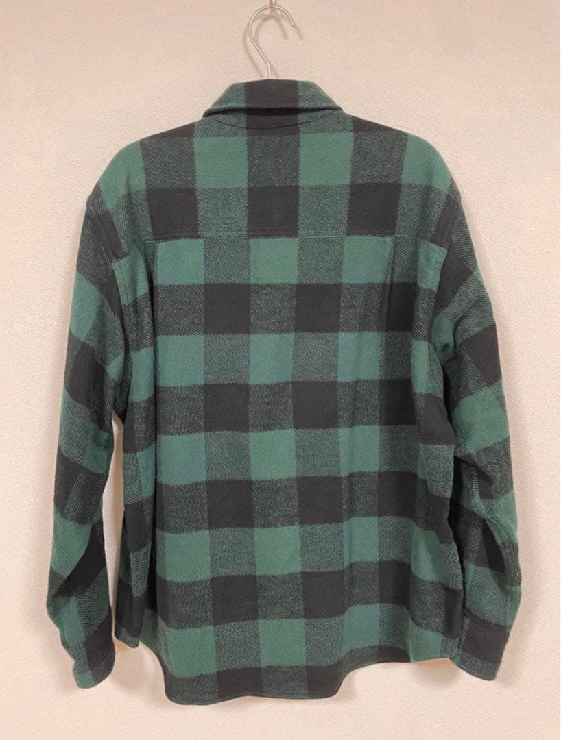 トップス WACKO MARIA BLOCK CHECK FLANNEL SHIRT