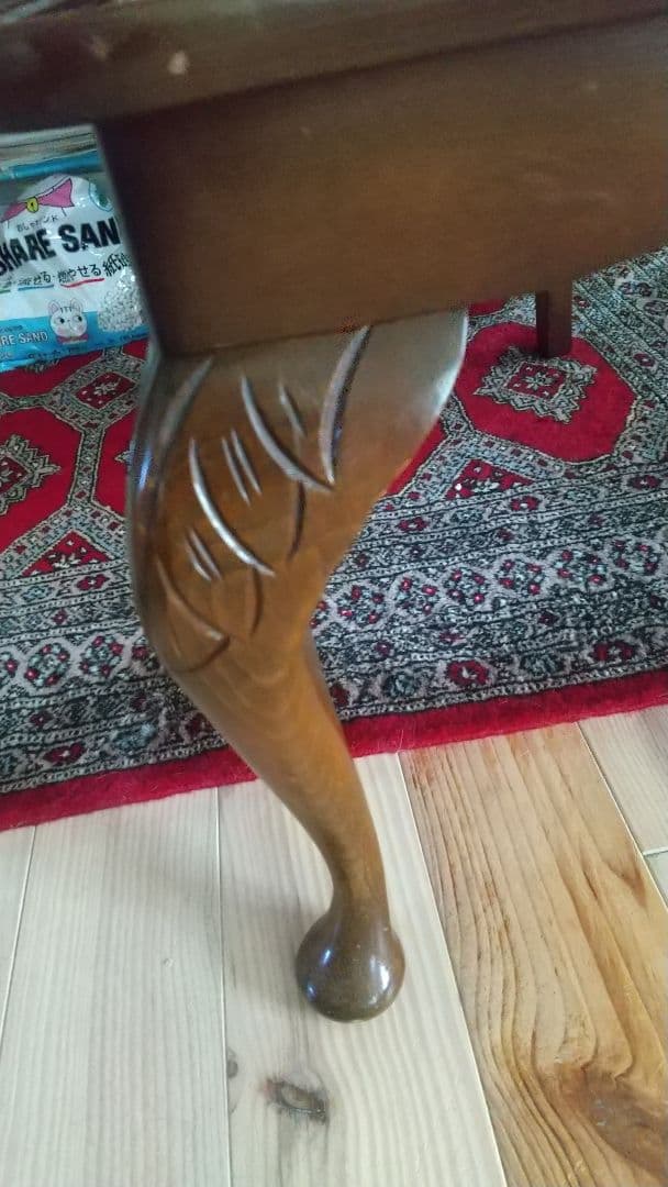 イギリスアンティーク ローテーブル