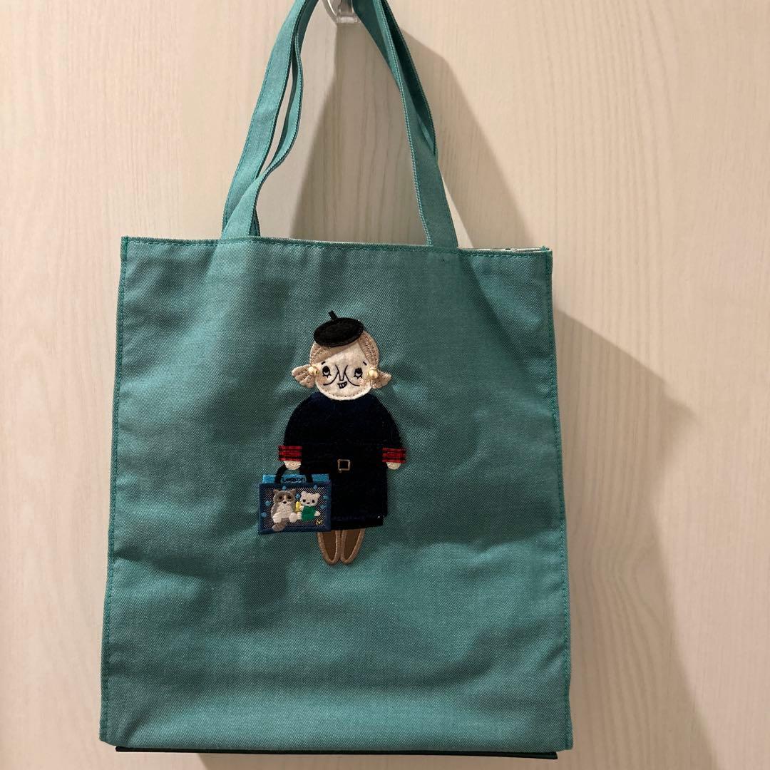 familiar ファミリア　MUVEIL トートバッグ グリーン