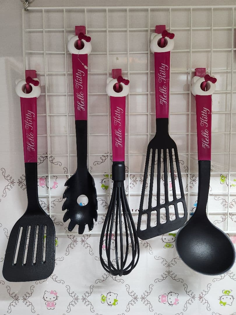 激レア　Hello Kitty キッチンツールセット 5点　ハローキティ