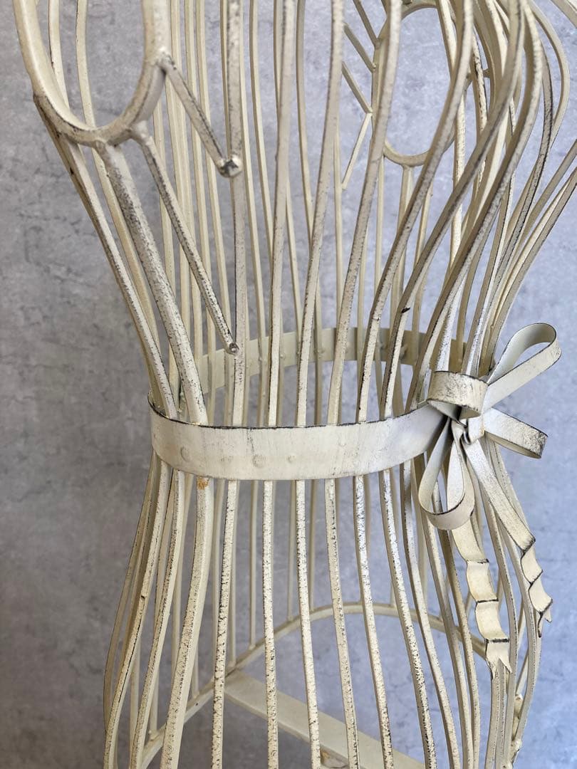 高さ68.5cm アイアン トルソー シャビー