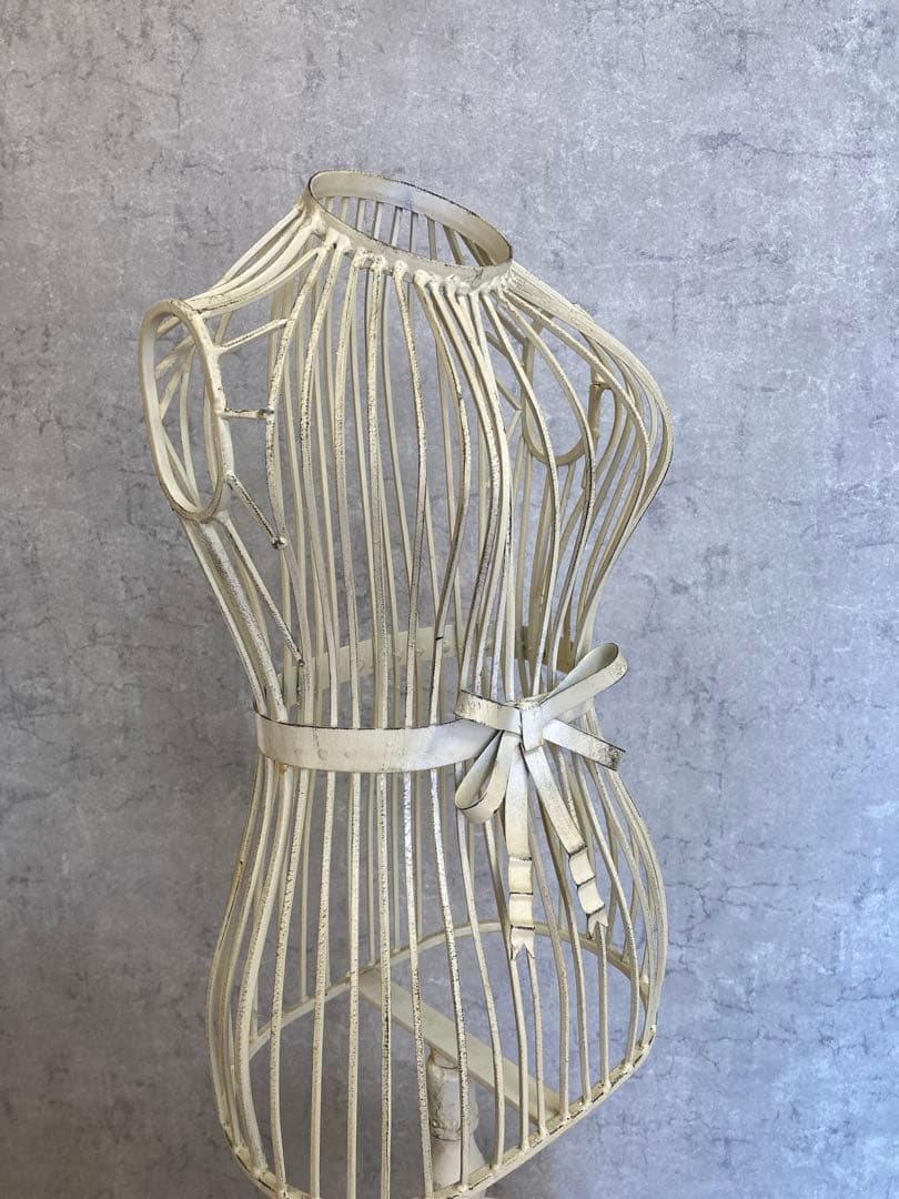 高さ68.5cm アイアン トルソー シャビー