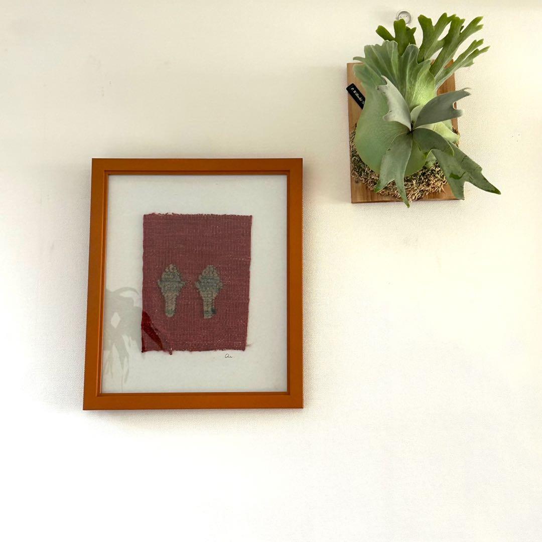 ⌘ kilim art ⌘ ヴィンテージ　キリム　絵画　アート　インテリア　木