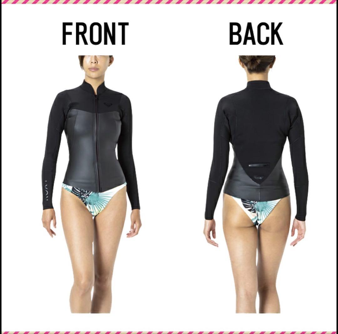 ROXY 長袖タッパー ウェットスーツ ウエットスーツ フロントジッパーL
