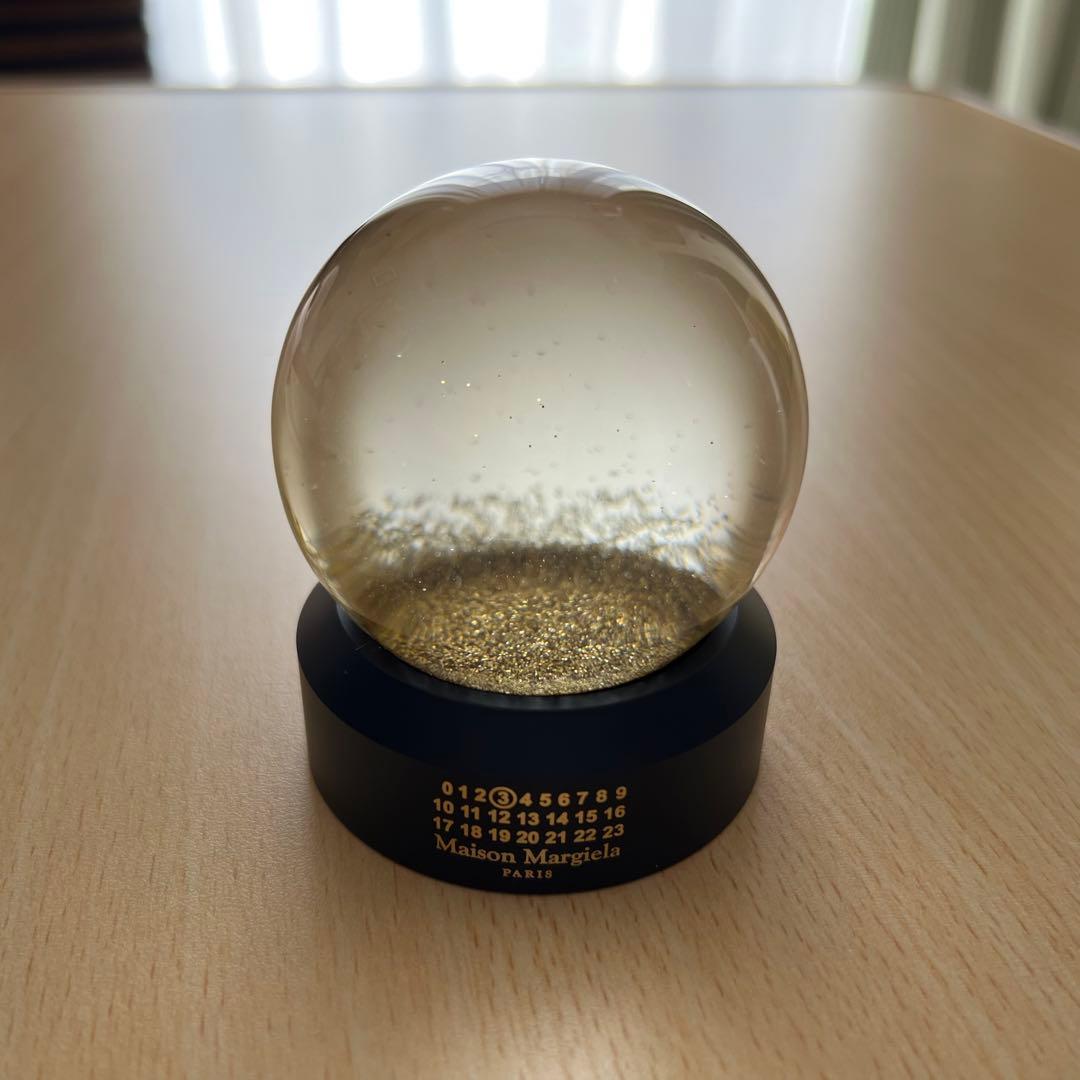 メゾンマルジェラ スノードーム グリッター グローブ ホリデー 限定 ノベルティ