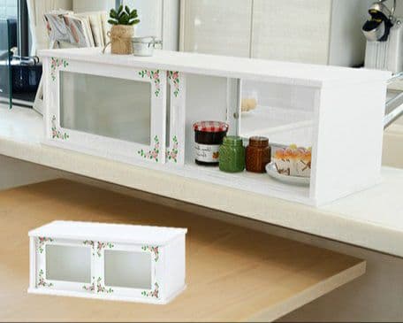 要問合せ♥️シンプル薔薇空間♥️薔薇ペイント　キッチン収納　ラック　ローズ　2型