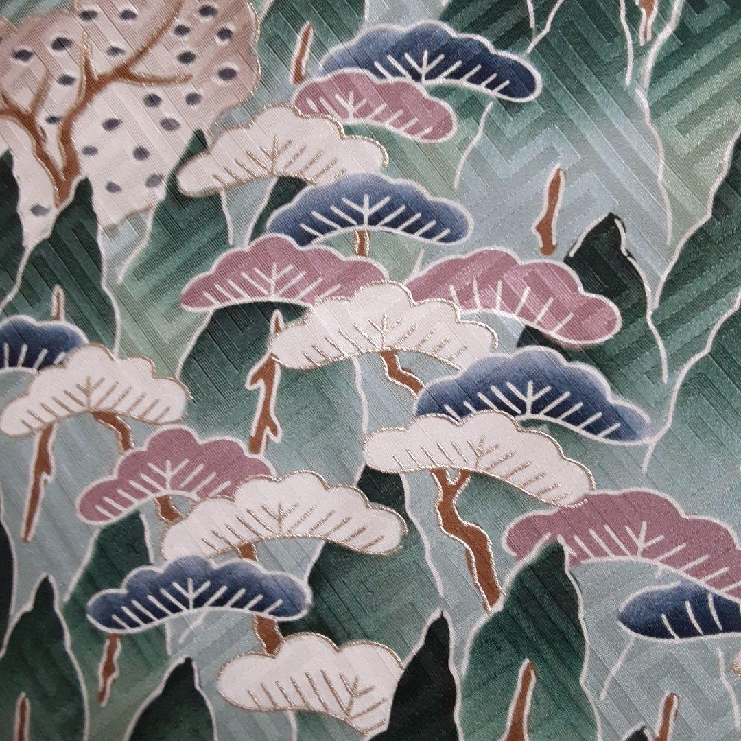 正絹　産着　着物長襦袢セット　鷹