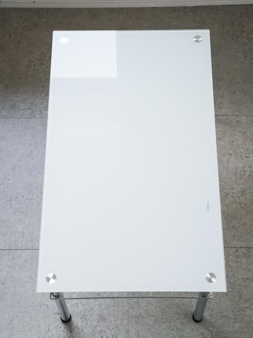 90's vintage ガラストップ ローテーブル レトロポップ モダン