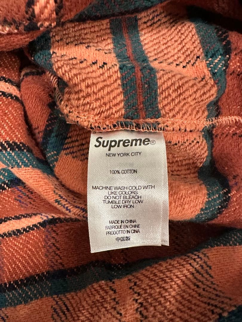 トップス SUPREME 23SS Pullover Plaid FlannelShirt