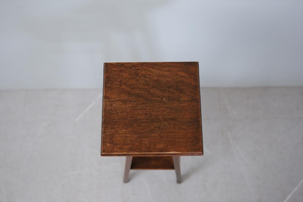 英国アンティーク木製フラワースタンド/花台/燭台/飾り棚サイドテーブル89-21