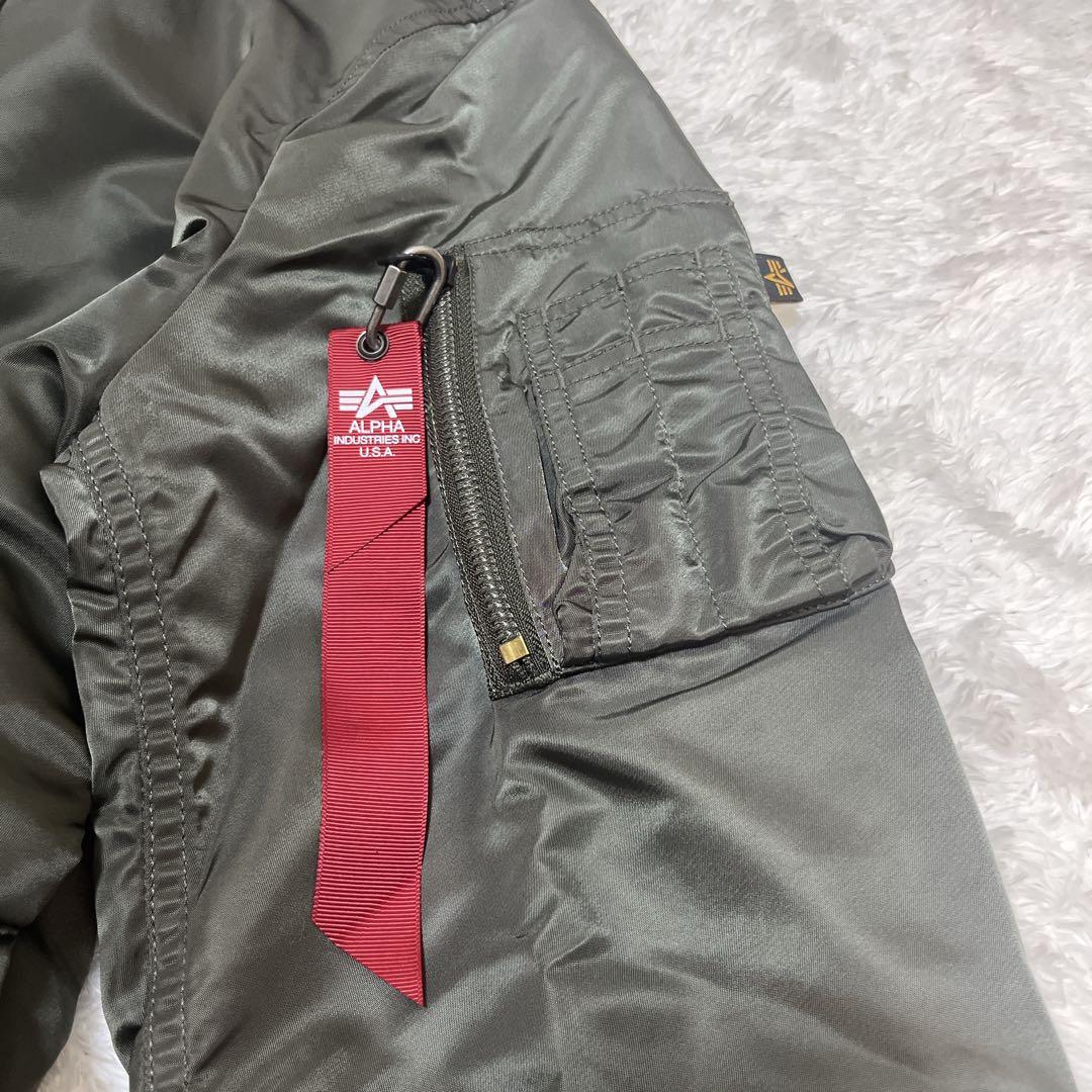 極美品✨ALPHA アルファ MA-1 フライトジャケット L-2B カーキ