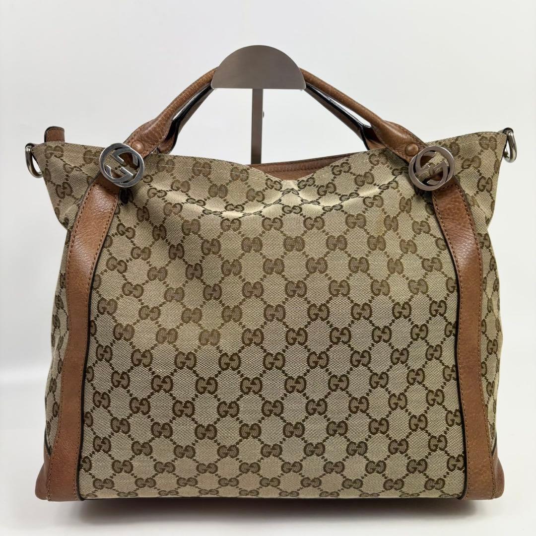 廃盤　GUCCI グッチ ミスGG キャンバス A4 2way バッグ